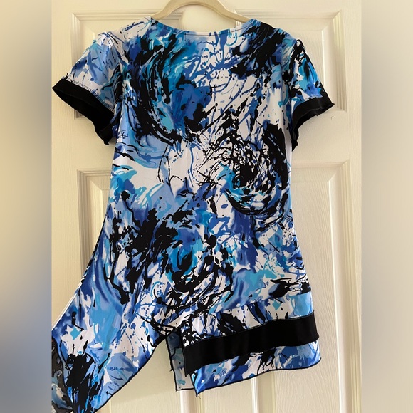 Ralph C. blue and black top - Picture 3 of 3